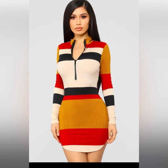 FashionNova Gimme More Micro Mini Dress with back Cutouts - sz Small - Picture 1 of 9